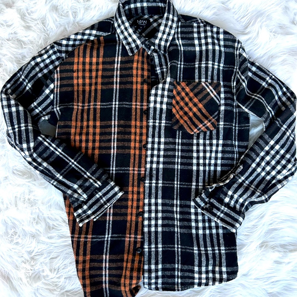 Color Block Flannel - (M)